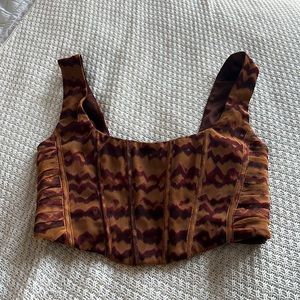 Zara corset top